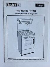 flavel gas cooker manual